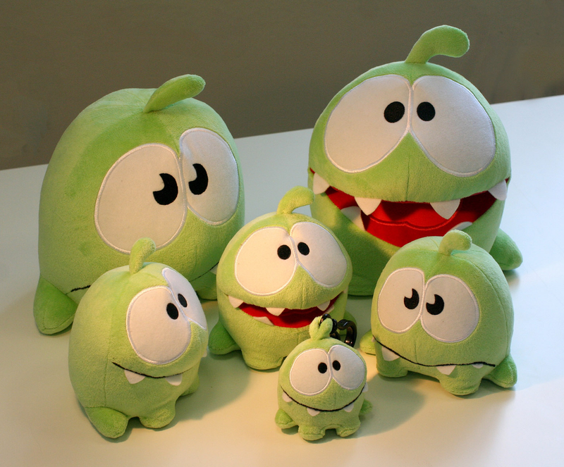 Illustration for article titled Bury Me Deep Beneath These Cut the Rope Plushies